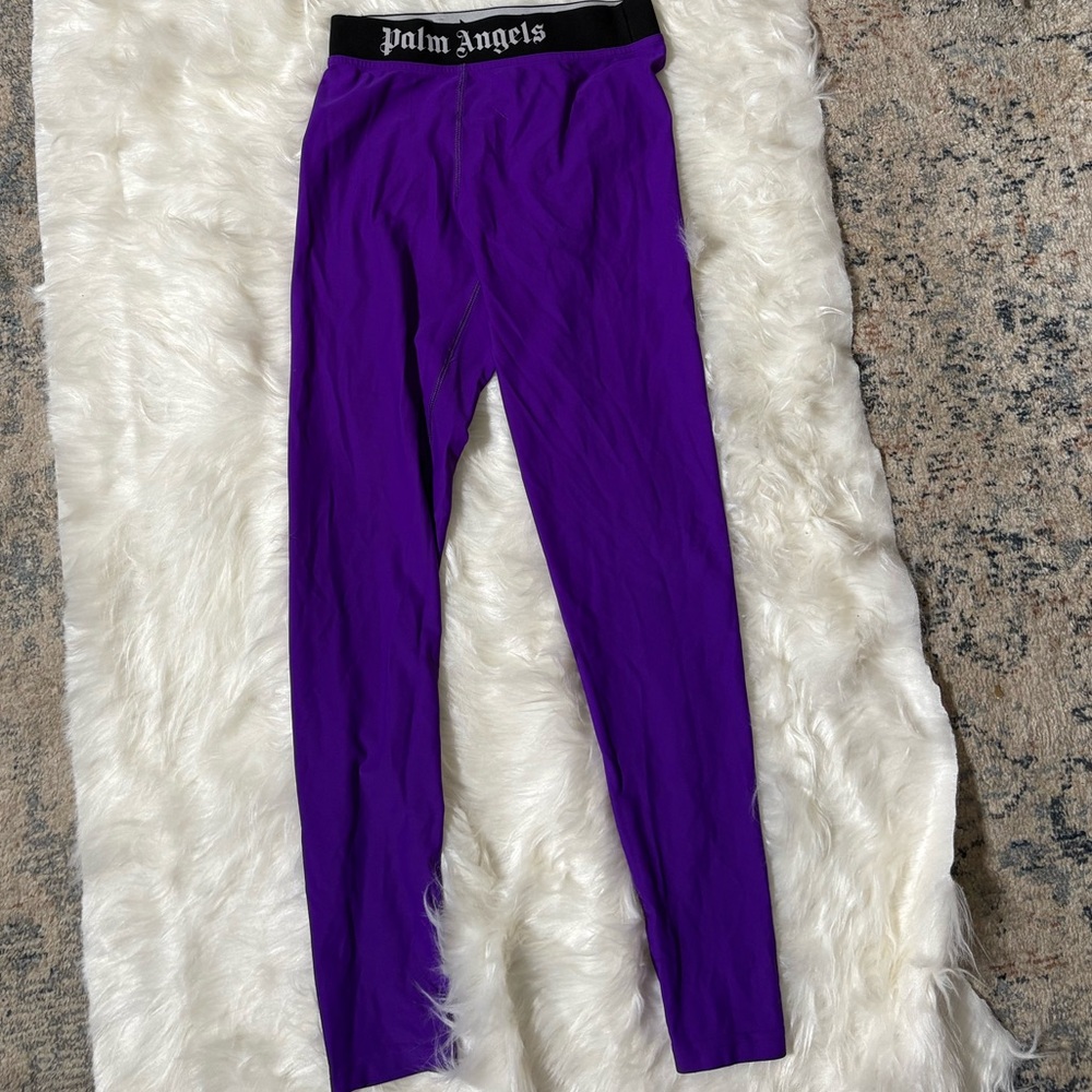 Palm Angels Vibrant Purple Activewear Set